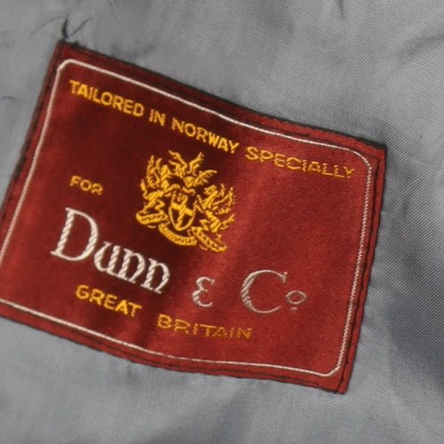 Dunn & Co. Men's Grey Wool Blazer 44 Short Striped