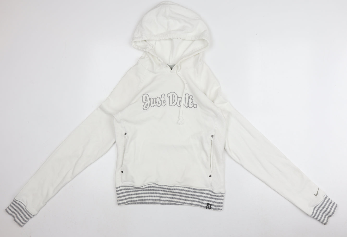 Nike Women's White Pullover Hoodie Size 10