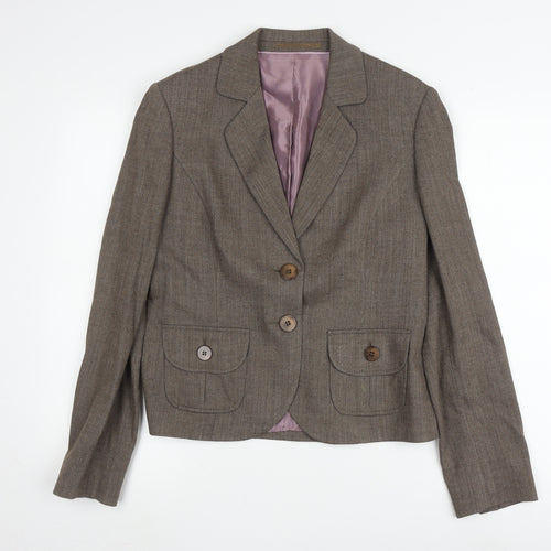 Austin Reed Women's Brown Blazer, Size 12, Workwear