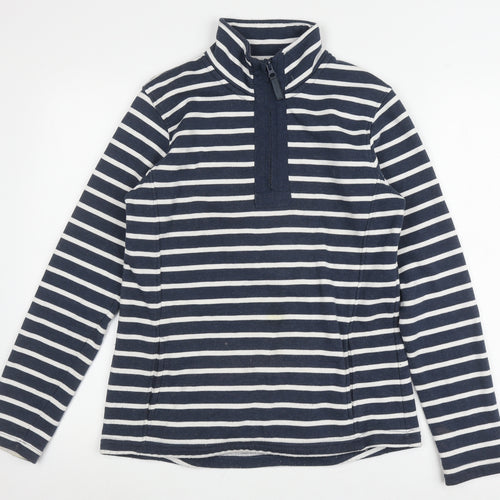 Mountain Warehouse Women's Blue Striped Pullover Sweatshirt Size 8