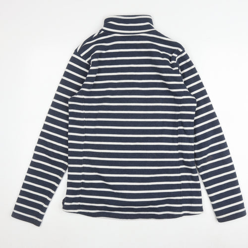Mountain Warehouse Women's Blue Striped Pullover Sweatshirt Size 8