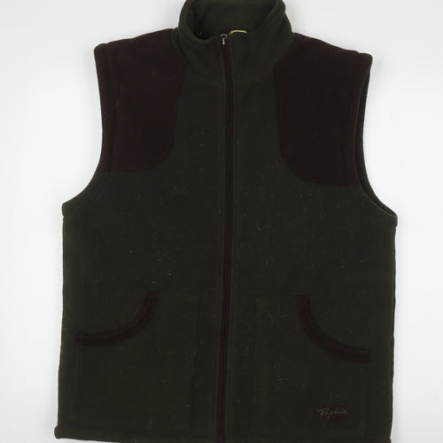 Rydale Men's Green Fleece Waistcoat with Zip Pockets