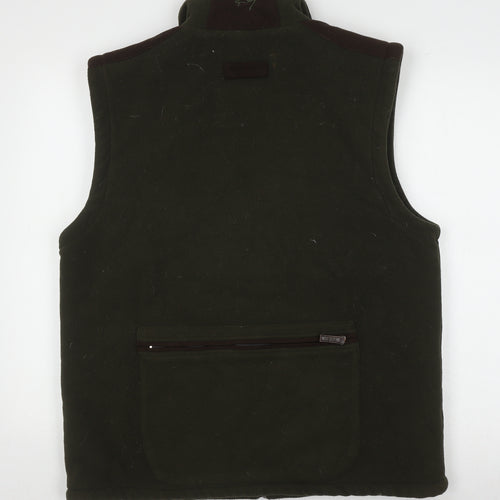 Rydale Men's Green Fleece Waistcoat with Zip Pockets