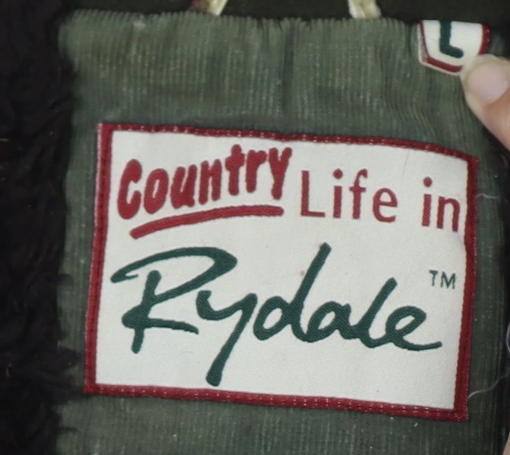 Rydale Men's Green Fleece Waistcoat with Zip Pockets