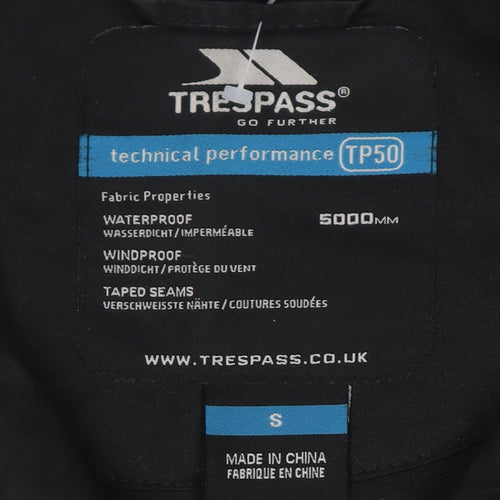 Trespass Women's Black Windbreaker Jacket Size S