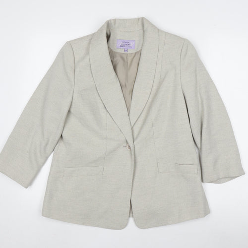 Honor Millburn Women's Beige Blazer Size 12