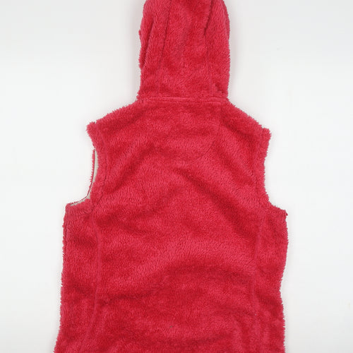 Regatta Women's Red Sleeveless Hooded Gillet Size 10