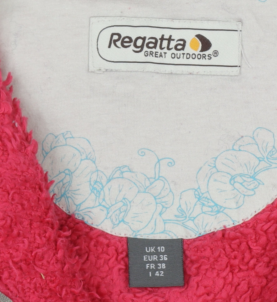 Regatta Women's Red Sleeveless Hooded Gillet Size 10
