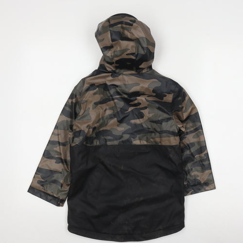 Firetrap Boys Black Camouflage Hooded Jacket 5-6 Years