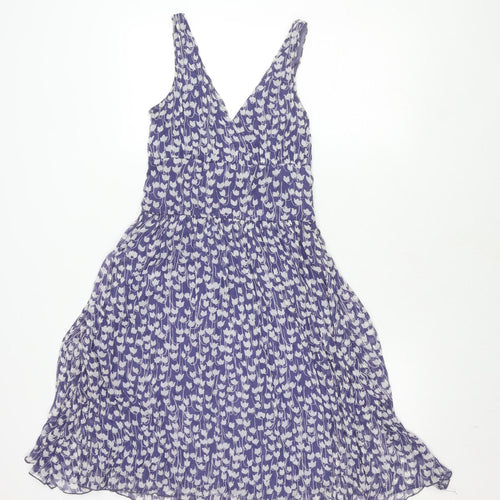 Cubus Women's Purple Floral Sleeveless Dress