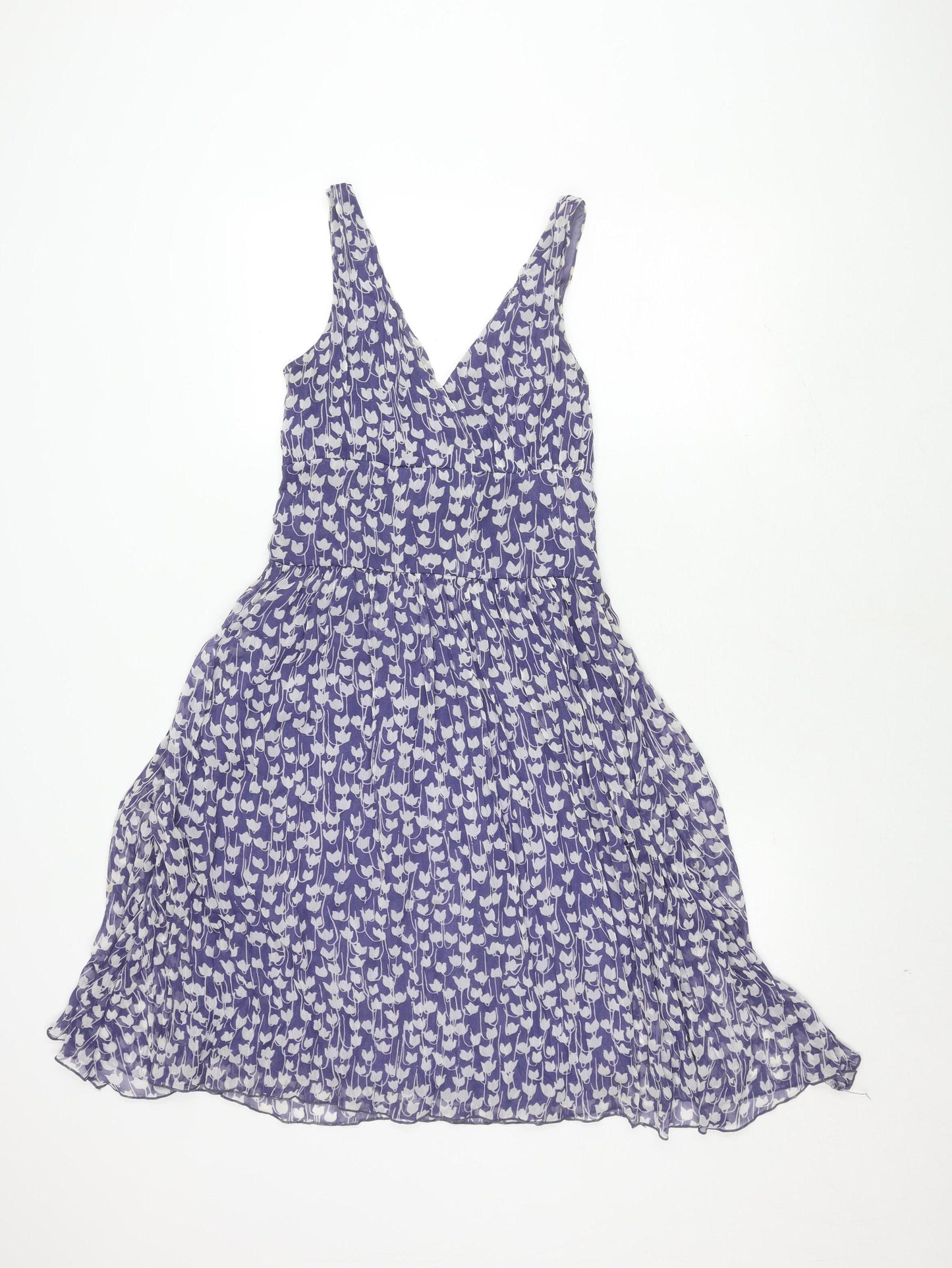 Cubus Women's Purple Floral Sleeveless Dress