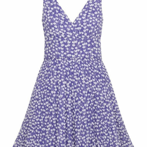 Cubus Women's Purple Floral Sleeveless Dress