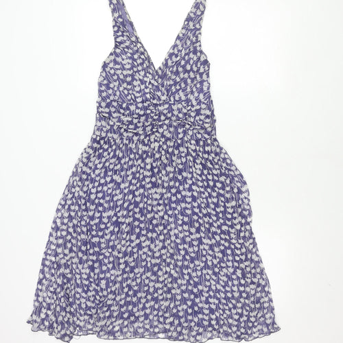 Cubus Women's Purple Floral Sleeveless Dress