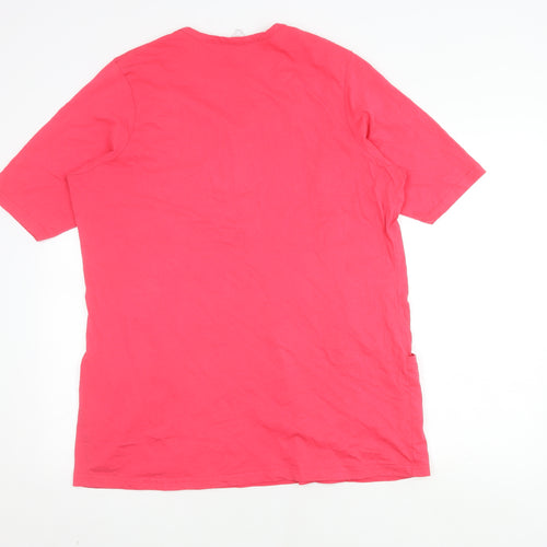 Cotton Traders Women's Red V-Neck Top Size 20