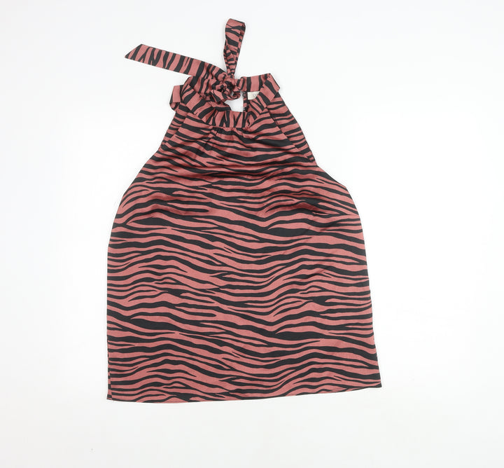 Oasis Women's Pink Halter Blouse Size 14