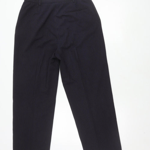 One Up Golf Women's Black Pinstripe Trousers Size 14