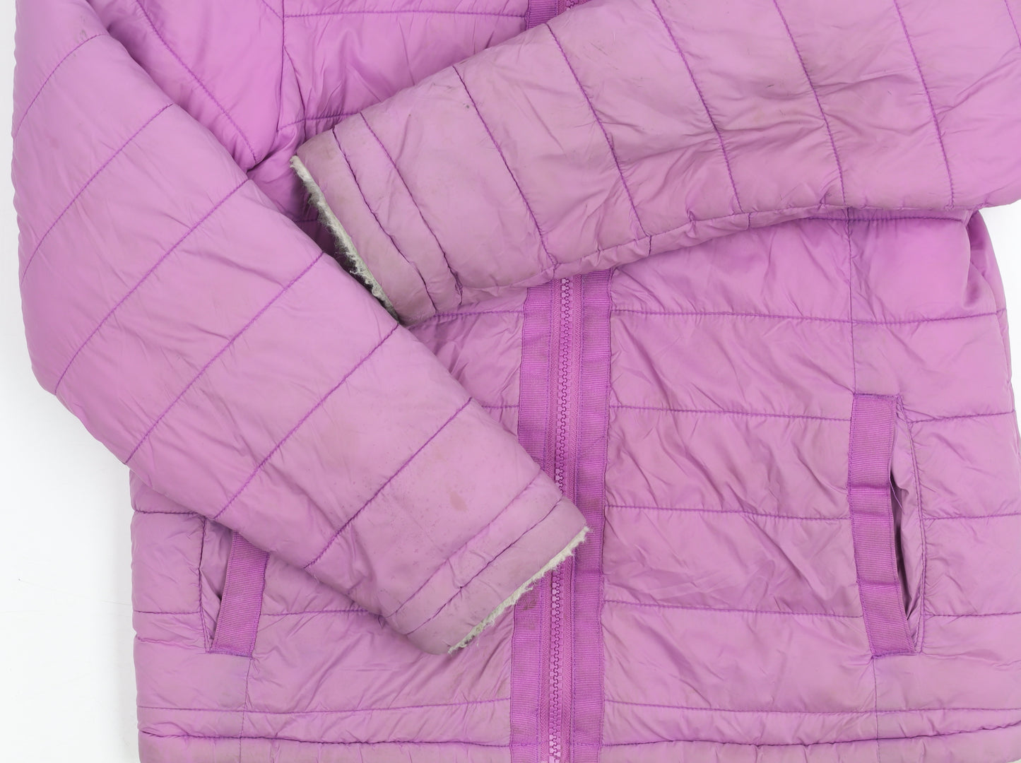 Trespass Girls Purple Puffer Jacket 9-10 Years - Winter Warm