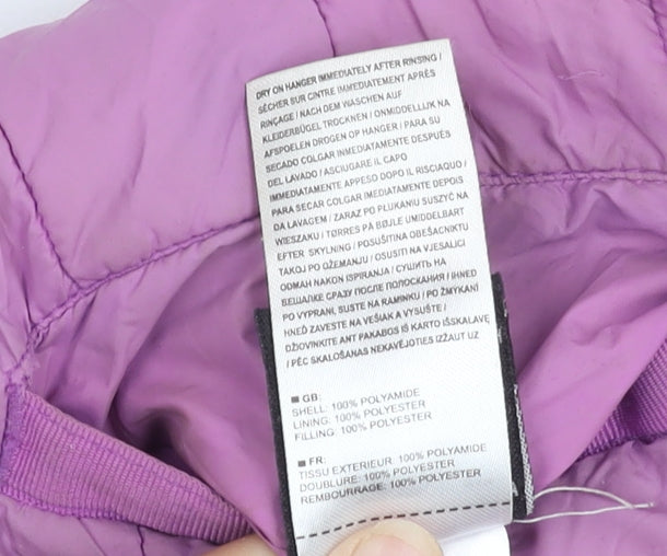 Trespass Girls Purple Puffer Jacket 9-10 Years - Winter Warm
