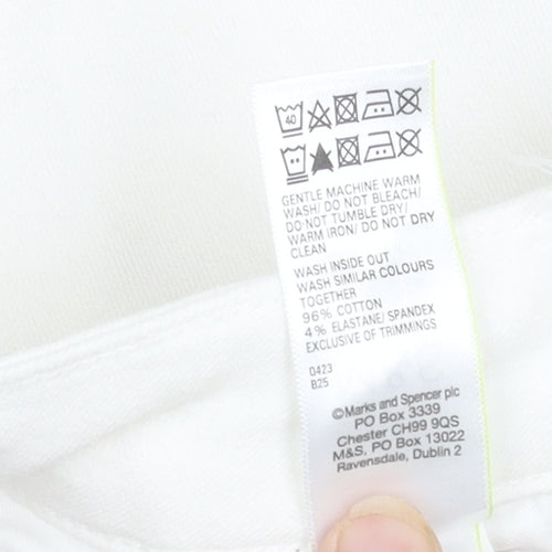 Marks and Spencer Women's White Skinny Jeans Size 8