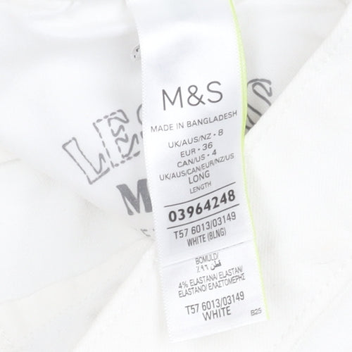Marks and Spencer Women's White Skinny Jeans Size 8