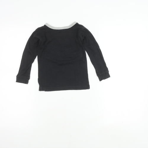 Boys' GAP DC Superhero Black T-Shirt 4 Years Long Sleeve