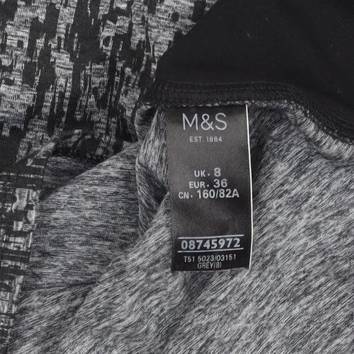 Marks and Spencer Women's Multicoloured T-Shirt Size 8