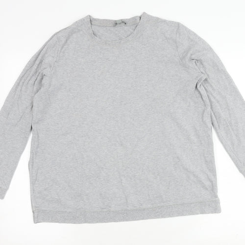 COS Grey Crew Neck Pullover Jumper M Unisex Cotton