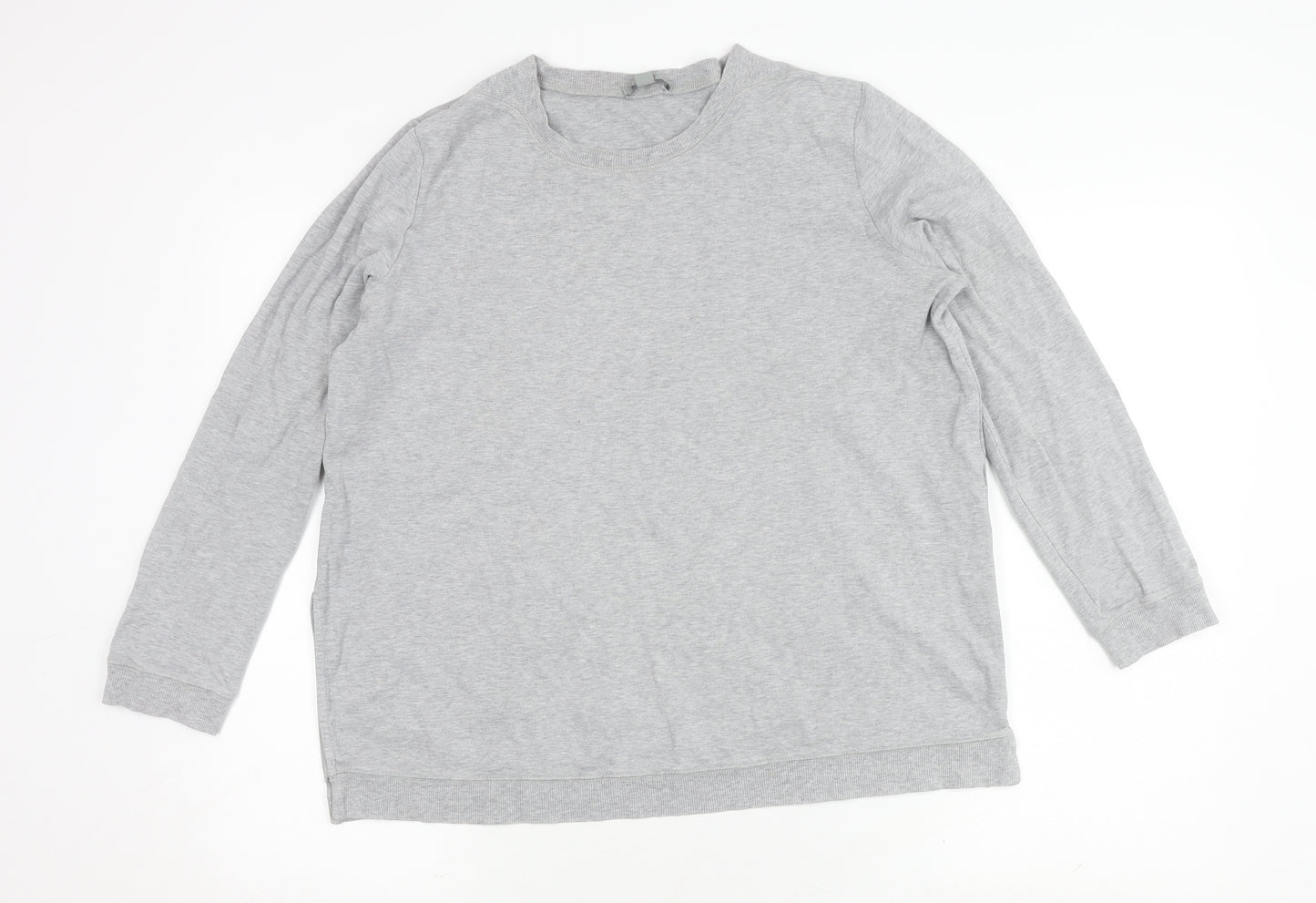 COS Grey Crew Neck Pullover Jumper M Unisex Cotton