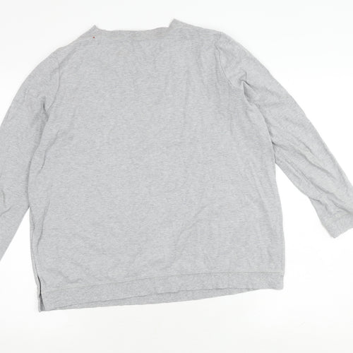 COS Grey Crew Neck Pullover Jumper M Unisex Cotton