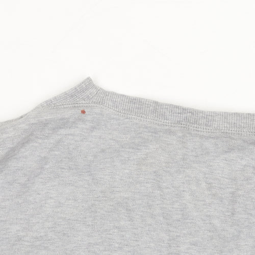 COS Grey Crew Neck Pullover Jumper M Unisex Cotton