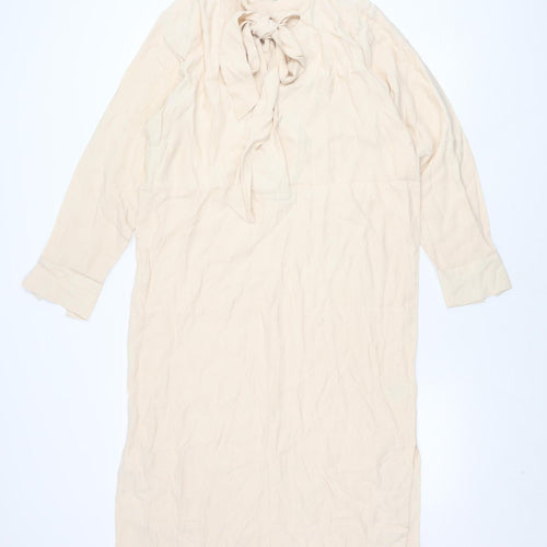 Marks and Spencer Women's Ivory Button Dress