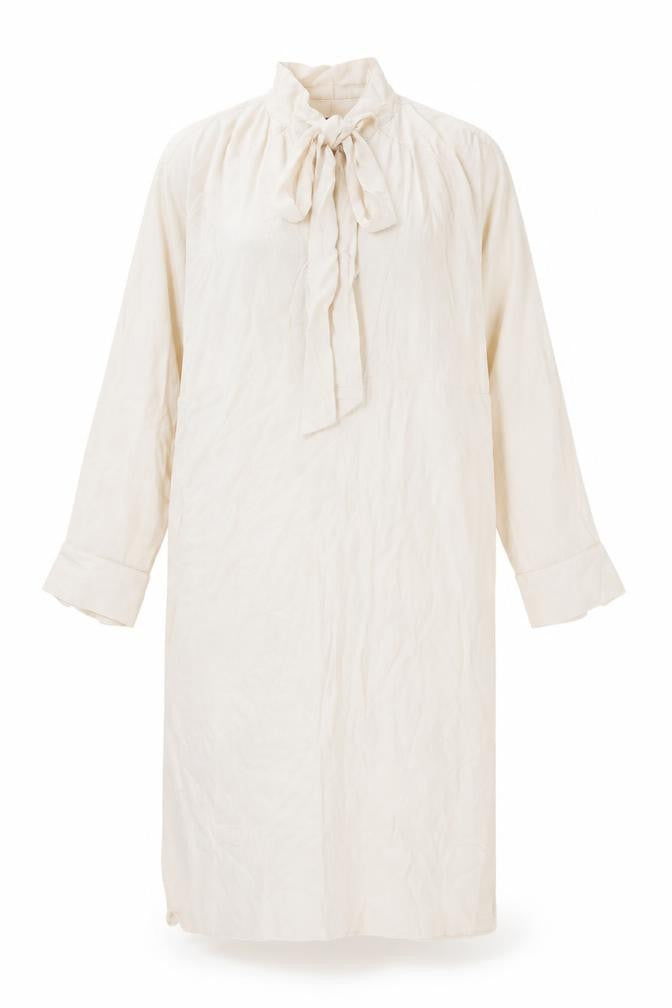 Front view of Marks & Spencer Women's Ivory Button Dress