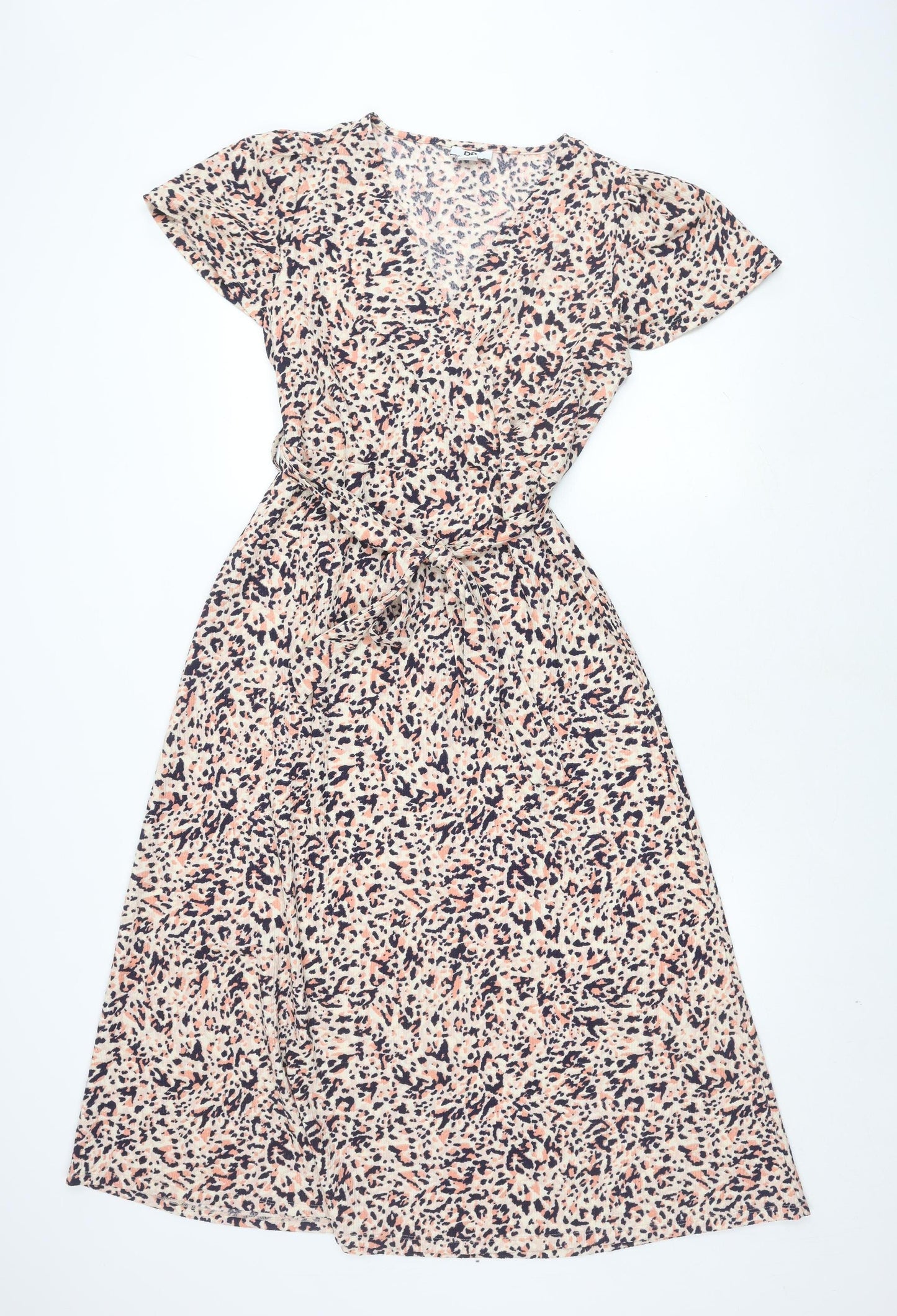 Dorothy Perkins Women's Animal Print Knee Length Dress - Size 14