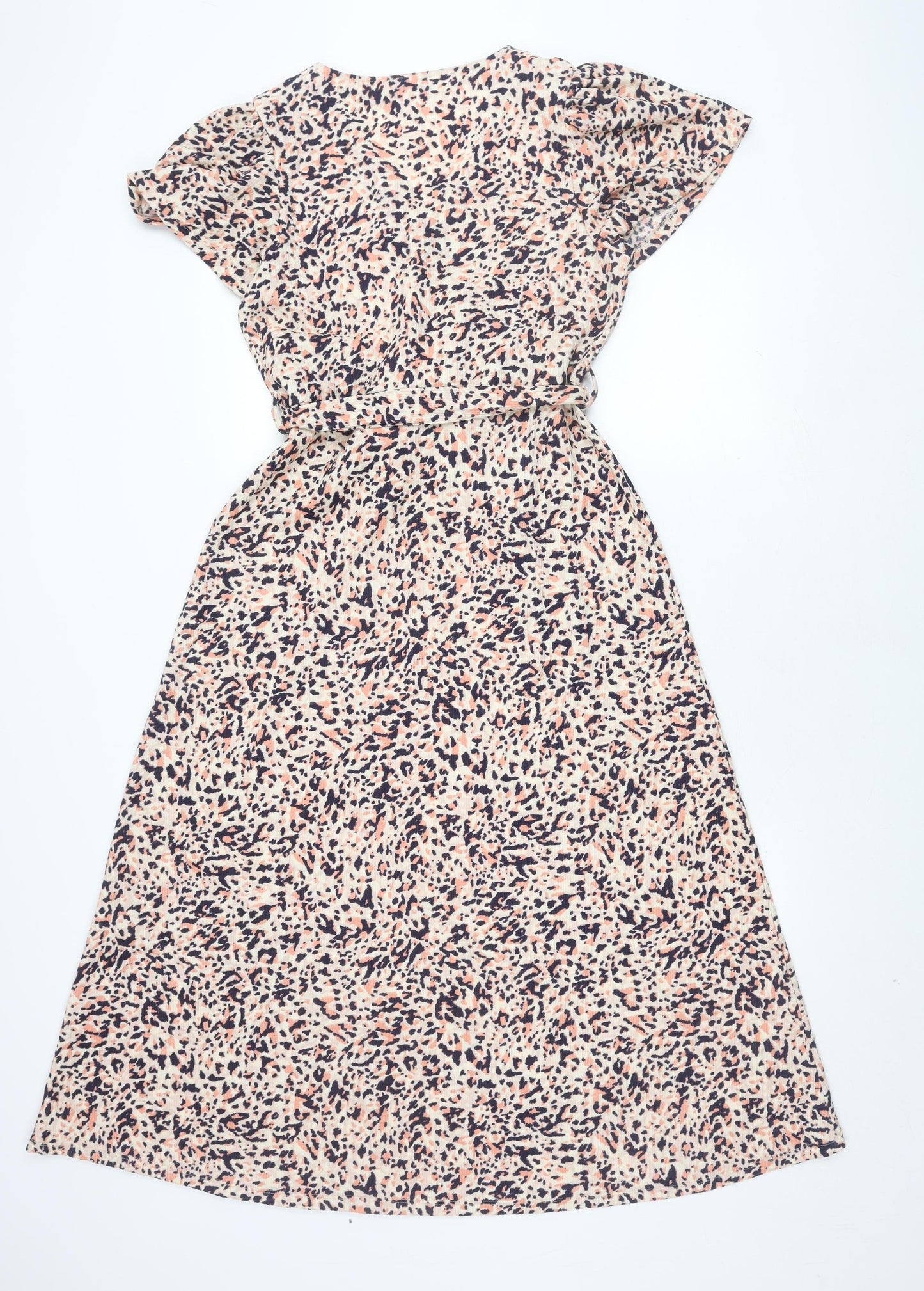 Dorothy Perkins Women's Animal Print Knee Length Dress - Size 14