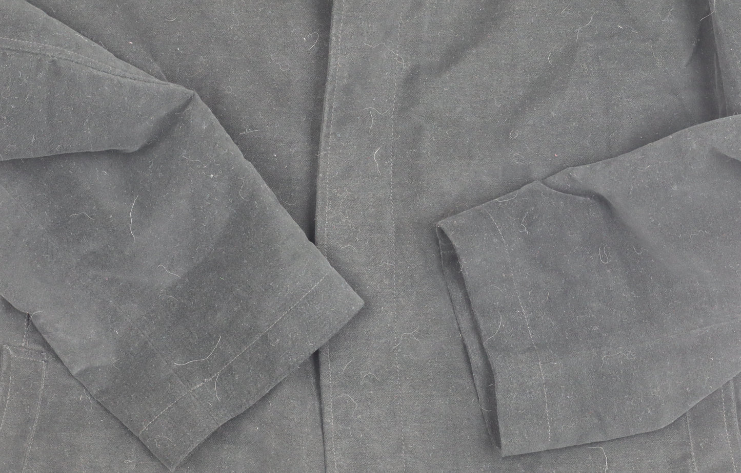 Marks and Spencer Women's Black Coat - Size L, Water Repellent