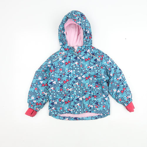 Lupilu Girls Multicoloured Puffer Jacket 3-4 Years