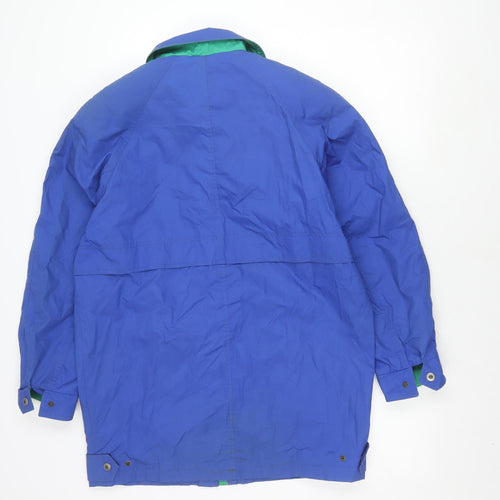 St Michael Women's Blue Button Jacket, Size 12