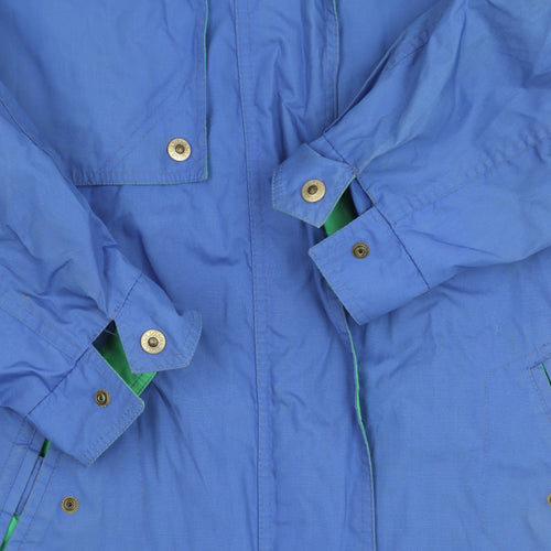 St Michael Women's Blue Button Jacket, Size 12