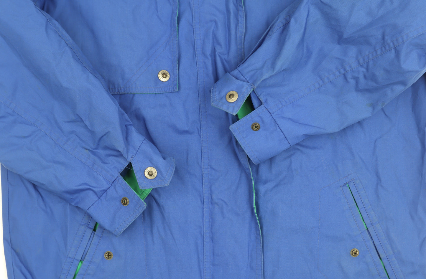 St Michael Women's Blue Button Jacket, Size 12