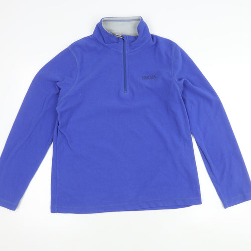 Regatta Women's Blue Fleece Pullover Sweatshirt Size 12