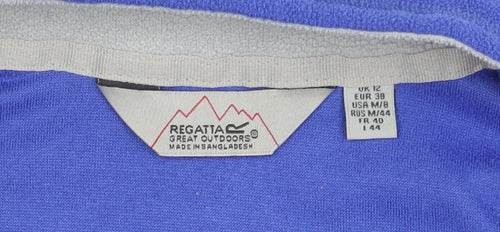 Regatta Women's Blue Fleece Pullover Sweatshirt Size 12