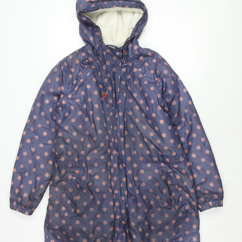Cotton Traders Women's Multicolour Size 12 Polka Dot Coat