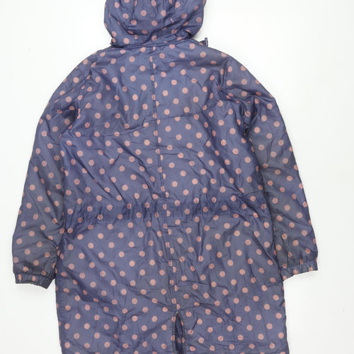 Cotton Traders Women's Multicolour Size 12 Polka Dot Coat
