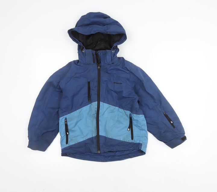 Skogstad Girls' Blue Parka Jacket 7 Years