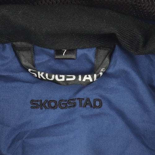 Skogstad Girls' Blue Parka Jacket 7 Years