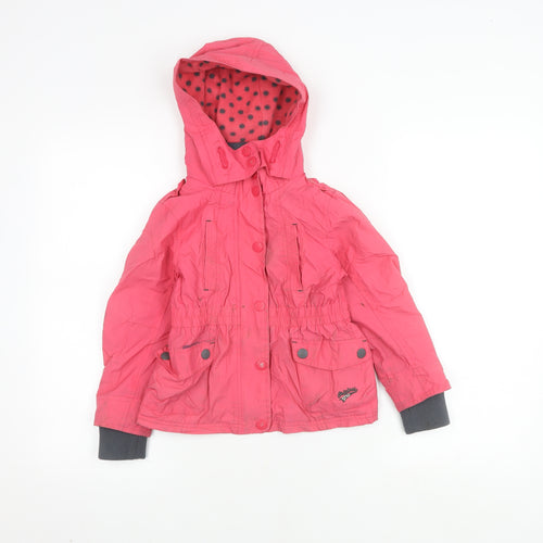 Next Girls Pink Hooded Jacket 5-6 Years
