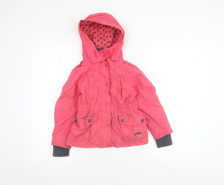 Next Girls Pink Hooded Jacket 5-6 Years