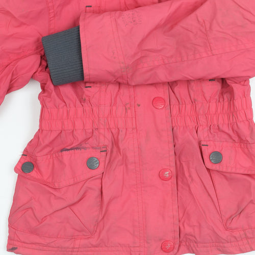 Next Girls Pink Hooded Jacket 5-6 Years