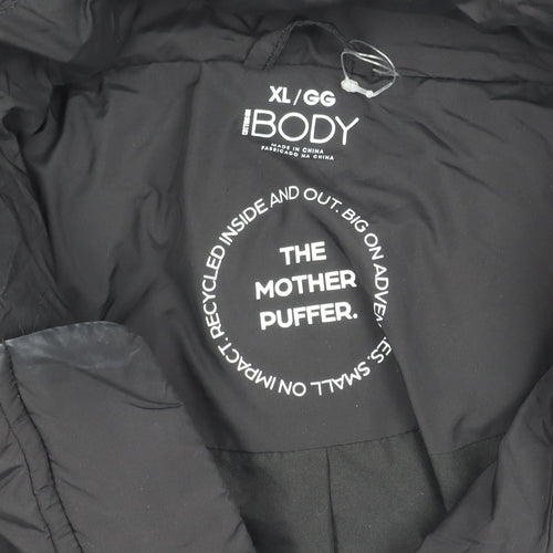 Cotton On Women's Black XL Puffer Jacket Winter