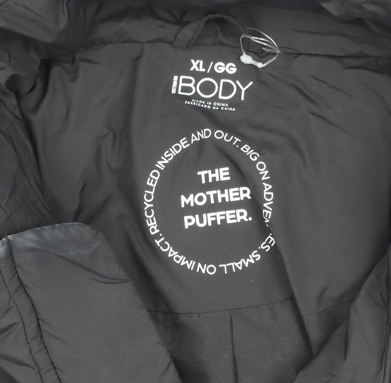 Cotton On Women's Black XL Puffer Jacket Winter